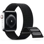 Dual Hook and Loop Nylon Watch Band, For Apple Watch 38mm