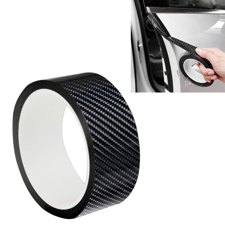 Universal Car Carbon Fiber Door Anti-collision Strip Protection Guards Trims Stickers Tape, 3cm x 3m, 3cm x 5m, 3cm x 10m, 5cm x 3m, 5cm x 5m, 5cm x 10m, 7cm x 3m, 7cm x 5m, 7cm x 10m, 10cm x 3m, 10cm x 5m, 10cm x 10m