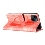 Pen Heart Cat Embossed Leather Phone Case, For iPhone 13 mini, For iPhone 12, For iPhone 12 Pro Max, For iPhone 12 Pro, For iPhone 12 mini, For iPhone 11 Pro Max, For iPhone 11, For iPhone 11 Pro