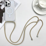 MagSafe Magnetic PC + TPU Phone Case with Lanyard, For iPhone 14 Pro Max, For iPhone 13 Pro Max, For iPhone 13 Pro, For iPhone 13
