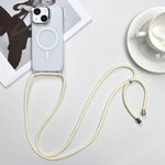 MagSafe Magnetic PC + TPU Phone Case with Lanyard, For iPhone 14 Pro Max, For iPhone 13 Pro Max, For iPhone 13 Pro, For iPhone 13
