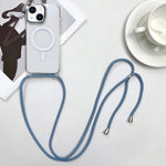 MagSafe Magnetic PC + TPU Phone Case with Lanyard, For iPhone 14 Pro Max, For iPhone 13 Pro Max, For iPhone 13 Pro, For iPhone 13