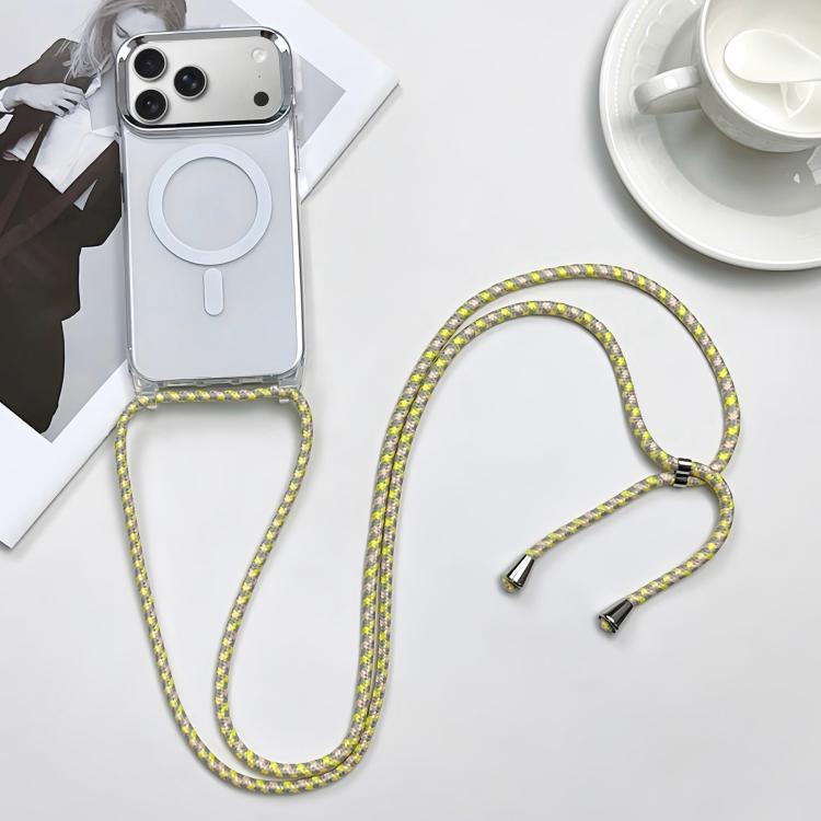 MagSafe Magnetic PC + TPU Phone Case with Lanyard, For iPhone 17e / 16e, For iPhone 17 Pro Max, For iPhone 17 Pro, For iPhone 17