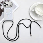 MagSafe Magnetic PC + TPU Phone Case with Lanyard, For iPhone 17e / 16e, For iPhone 17 Pro Max, For iPhone 17 Pro, For iPhone 17