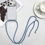 MagSafe Magnetic PC + TPU Phone Case with Lanyard, For iPhone 17e / 16e, For iPhone 17 Pro Max, For iPhone 17 Pro, For iPhone 17