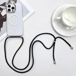 MagSafe Magnetic PC + TPU Phone Case with Lanyard, For iPhone Air, For iPhone 16 Pro Max, For iPhone 16 Pro, For iPhone 16 Plus