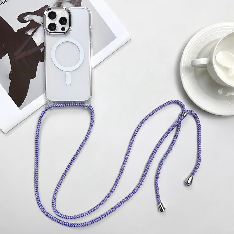MagSafe Magnetic PC + TPU Phone Case with Lanyard, For iPhone Air, For iPhone 16 Pro Max, For iPhone 16 Pro, For iPhone 16 Plus