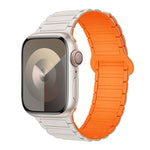 I-Shaped Magnetic Silicone Watch Band, For Apple Watch SE 2023 44mm, For Apple Watch SE 2023 40mm, For Apple Watch Ultra 2 49mm
