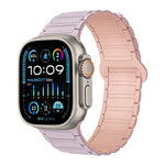 I-Shaped Magnetic Silicone Watch Band, For Apple Watch SE 2023 44mm, For Apple Watch SE 2023 40mm, For Apple Watch Ultra 2 49mm