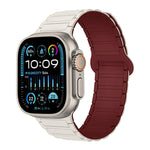 I-Shaped Magnetic Silicone Watch Band, For Apple Watch SE 2023 44mm, For Apple Watch SE 2023 40mm, For Apple Watch Ultra 2 49mm