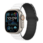 I-Shaped Magnetic Silicone Watch Band, For Apple Watch SE 2023 44mm, For Apple Watch SE 2023 40mm, For Apple Watch Ultra 2 49mm