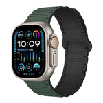 I-Shaped Magnetic Silicone Watch Band, For Apple Watch SE 2023 44mm, For Apple Watch SE 2023 40mm, For Apple Watch Ultra 2 49mm