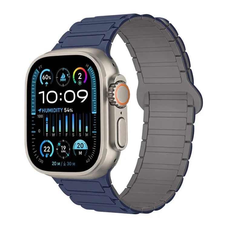 I-Shaped Magnetic Silicone Watch Band