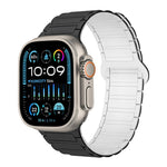 I-Shaped Magnetic Silicone Watch Band, For Apple Watch Series 9 45mm, For Apple Watch Series 9 41mm, For Apple Watch Ultra 49mm