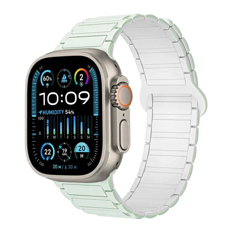 I-Shaped Magnetic Silicone Watch Band