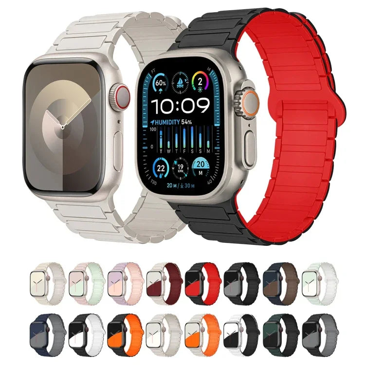 I-Shaped Magnetic Silicone Watch Band