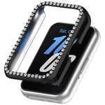 Diamond Half Pack Hollow PC Watch Protective Case, For Samsung Galaxy Fit 3