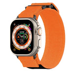Nylon Hook And Loop Fastener Watch Band, For Apple Watch Series 10 46mm, For Apple Watch Series 10 42mm, For Apple Watch SE 2023 44mm, For Apple Watch SE 2023 40mm, For Apple Watch Ultra 2 49mm, For Apple Watch Series 9 45mm, For Apple Watch Series 9 4...