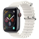 ZGA Ocean Silicone Watch Band, For Apple Watch Series 4 44mm, For Apple Watch Series 3 42mm, For Apple Watch Series 2 42mm, For Apple Watch 42mm