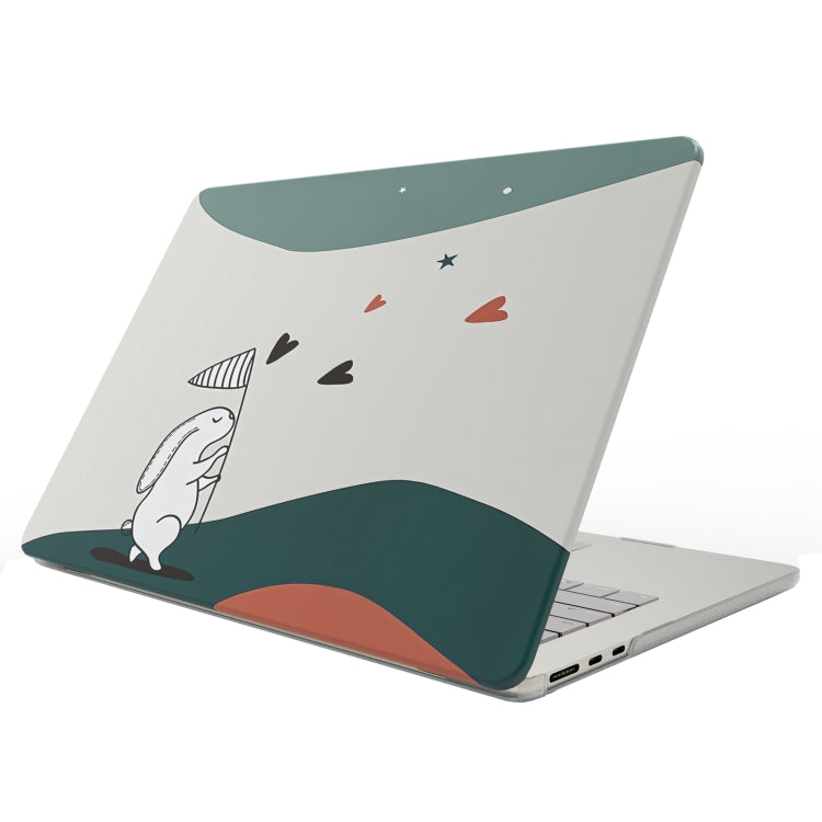UV Printed Pattern Laptop Frosted Protective Case, For MacBook Pro 14.2 A2992/A2918/A2779/A2442, For MacBook Air 15 M2 A2941 / M3 A3114