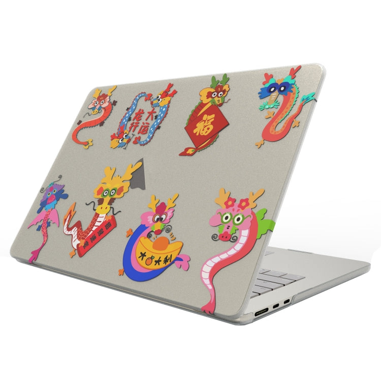 UV Printed Pattern Laptop Frosted Protective Case, For MacBook Pro 14.2 A2992/A2918/A2779/A2442, For MacBook Air 15 M2 A2941 / M3 A3114
