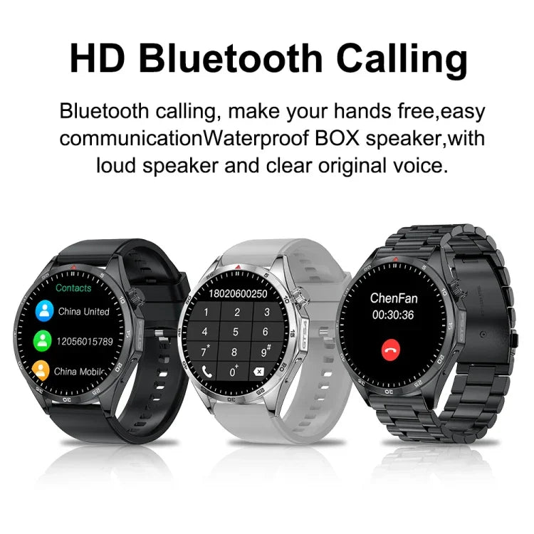 GTS4/LT09 1.5 inch IP67 Fitness Wellness Smart Watch Support Bluetooth Call / Sleep / Blood Oxygen / Heart Rate Health Monitor, Silicone Strap, Steel Strap
