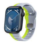 Wave Texture Reverse Buckle Silicone Watch Band, For Apple Watch Ultra 2 49mm, For Apple Watch Series 9 45mm, For Apple Watch Series 9 41mm, For Apple Watch Ultra 49mm