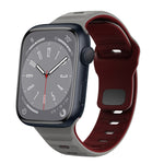 Wave Texture Reverse Buckle Silicone Watch Band, For Apple Watch Series 8 41mm, For Apple Watch Series 8 45mm, For Apple Watch SE 2022 40mm, For Apple Watch SE 2022 44mm