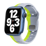 Wave Texture Reverse Buckle Silicone Watch Band, For Apple Watch Series 7 41mm, For Apple Watch Series 7 45mm, For Apple Watch SE 40mm, For Apple Watch SE 44mm