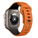 Wave Texture Reverse Buckle Silicone Watch Band, For Apple Watch Series 6 40mm, For Apple Watch Series 6 44mm, For Apple Watch Series 5 44mm, For Apple Watch Series 5 40mm
