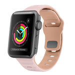 Wave Texture Reverse Buckle Silicone Watch Band, For Apple Watch Series 2 42mm, For Apple Watch Series 2 38mm, For Apple Watch 42mm, For Apple Watch 38mm