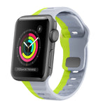 Wave Texture Reverse Buckle Silicone Watch Band, For Apple Watch Series 2 42mm, For Apple Watch Series 2 38mm, For Apple Watch 42mm, For Apple Watch 38mm