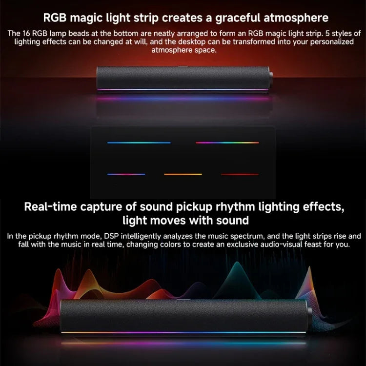 Xiaomi Redmi Computer Bluetooth Speaker with RGB Ambience Light