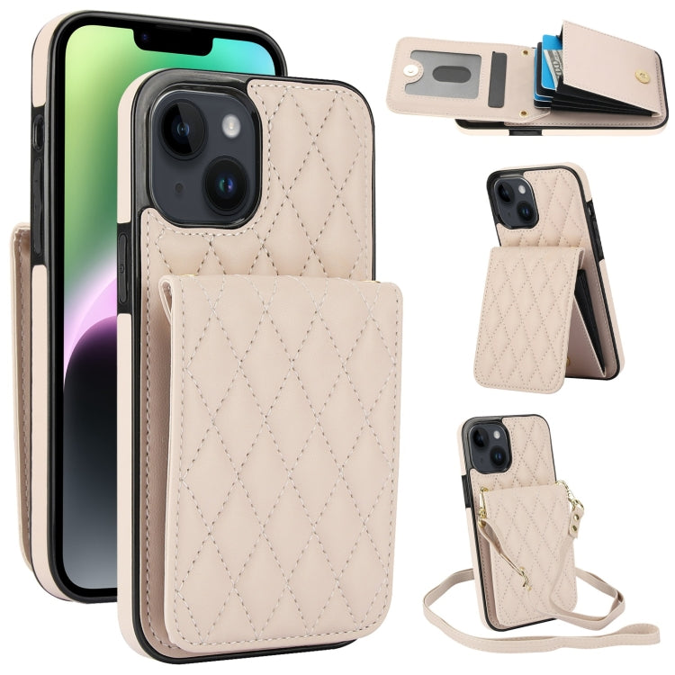 YM015 Crossbody Rhombic Card Bag RFID Phone Case, For iPhone 14 Pro Max, For iPhone 13 Pro Max, For iPhone 13 Pro, For iPhone 13, For iPhone 12 / 12 Pro, For iPhone 12 Pro Max, For iPhone 11 Pro Max, For iPhone 11