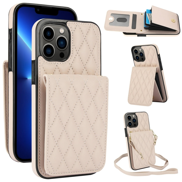 YM015 Crossbody Rhombic Card Bag RFID Phone Case, For iPhone 14 Pro Max, For iPhone 13 Pro Max, For iPhone 13 Pro, For iPhone 13, For iPhone 12 / 12 Pro, For iPhone 12 Pro Max, For iPhone 11 Pro Max, For iPhone 11