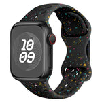 Hole Style Butterfly Buckle Camouflage Silicone Watch Band, For Apple Watch Series 6 40mm, For Apple Watch Series 6 44mm, For Apple Watch Series 5 44mm, For Apple Watch Series 5 40mm