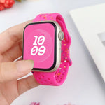 Hole Style Butterfly Buckle Camouflage Silicone Watch Band, For Apple Watch Ultra 2 49mm, For Apple Watch Series 9 45mm, For Apple Watch Series 9 41mm, For Apple Watch Ultra 49mm