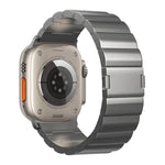 One-Bead Magnetic Buckle Titanium Metal Watch Band, For Apple Watch Series 10 46mm, For Apple Watch Series 10 42mm, For Apple Watch SE 2023 44mm, For Apple Watch SE 2023 40mm, For Apple Watch Ultra 2 49mm, For Apple Watch Series 9 45mm                 ...