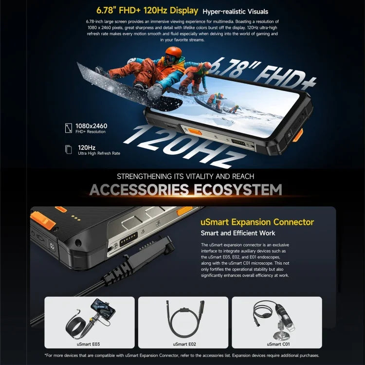 Ulefone Armor 26 Ultra Walkie-Talkie Version Rugged Phone, 6.78 inch Android 13 MediaTek Dimensity 8020 Octa Core, Network: 5G, NFC, 12GB+512GB Walkie-Talkie Version