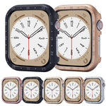 Aluminum Alloy Watch Frame Case, For Apple Watch Series 6 / 5 / 4 / SE 44mm, For Apple Watch Series 6 / 5 / 4 / SE 40mm, For Apple Watch Series 9 / 8 / 7 45mm, For Apple Watch Series 9 / 8 / 7 41mm, For Apple Watch Series 3 / 2 / 1 38mm                ...