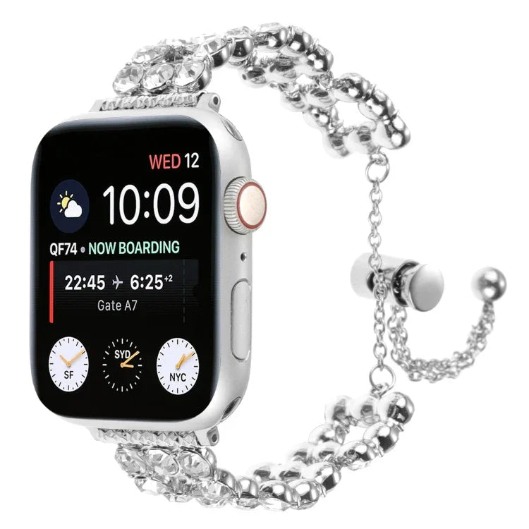 Rhinestone Metal Bracelet Watch Band, For Apple Watch 42mm, For Apple Watch 38mm