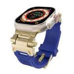Stainless Steel Connector TPU Watch Band, For Apple Watch Series 4 44mm, For Apple Watch Series 3 42mm