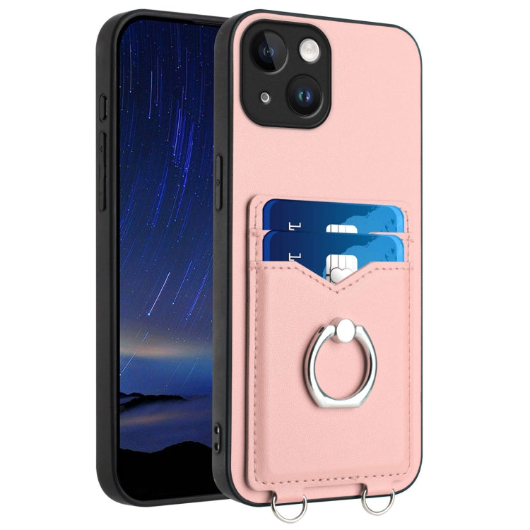 R20 Ring Card Holder Phone Case, For iPhone 14 Plus, For iPhone 14, For iPhone 14 Pro, For iPhone 14 Pro Max, For iPhone SE 2022 / SE 2020 / 8, For iPhone 13 Pro Max, For iPhone 13 Pro, For iPhone 13