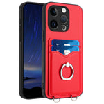 R20 Ring Card Holder Phone Case, For iPhone 14 Plus, For iPhone 14, For iPhone 14 Pro, For iPhone 14 Pro Max, For iPhone SE 2022 / SE 2020 / 8, For iPhone 13 Pro Max, For iPhone 13 Pro, For iPhone 13