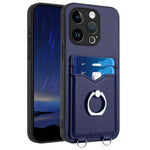 R20 Ring Card Holder Phone Case, For iPhone 14 Plus, For iPhone 14, For iPhone 14 Pro, For iPhone 14 Pro Max, For iPhone SE 2022 / SE 2020 / 8, For iPhone 13 Pro Max, For iPhone 13 Pro, For iPhone 13