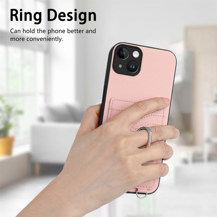 R20 Ring Card Holder Phone Case, For iPhone 14 Plus, For iPhone 14, For iPhone 14 Pro, For iPhone 14 Pro Max, For iPhone SE 2022 / SE 2020 / 8, For iPhone 13 Pro Max, For iPhone 13 Pro, For iPhone 13