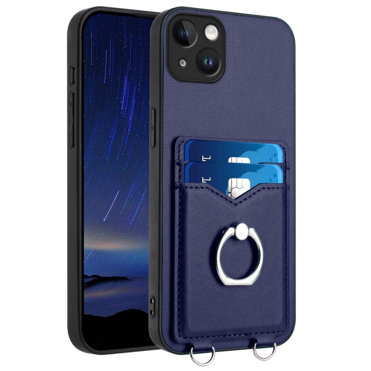 R20 Ring Card Holder Phone Case, For iPhone 14 Plus, For iPhone 14, For iPhone 14 Pro, For iPhone 14 Pro Max, For iPhone SE 2022 / SE 2020 / 8, For iPhone 13 Pro Max, For iPhone 13 Pro, For iPhone 13