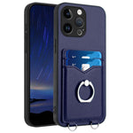 R20 Ring Card Holder Phone Case, For iPhone 14 Plus, For iPhone 14, For iPhone 14 Pro, For iPhone 14 Pro Max, For iPhone SE 2022 / SE 2020 / 8, For iPhone 13 Pro Max, For iPhone 13 Pro, For iPhone 13
