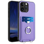 R20 Ring Card Holder Phone Case, For iPhone 14 Plus, For iPhone 14, For iPhone 14 Pro, For iPhone 14 Pro Max, For iPhone SE 2022 / SE 2020 / 8, For iPhone 13 Pro Max, For iPhone 13 Pro, For iPhone 13