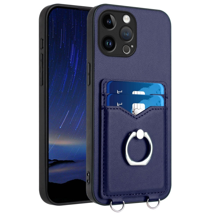R20 Ring Card Holder Phone Case, For iPhone 14 Plus, For iPhone 14, For iPhone 14 Pro, For iPhone 14 Pro Max, For iPhone SE 2022 / SE 2020 / 8, For iPhone 13 Pro Max, For iPhone 13 Pro, For iPhone 13